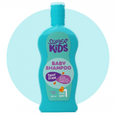 SUPER KIDS BABY SHAMPOO FROM DAY 1 — TEAR FREE 200 ML